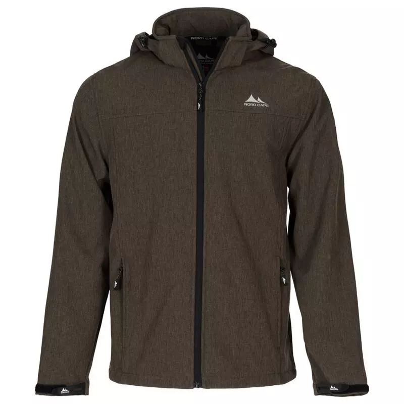 Nord Cape Mens Kjeld Softshell Jacket Army Melange Sportpursuit