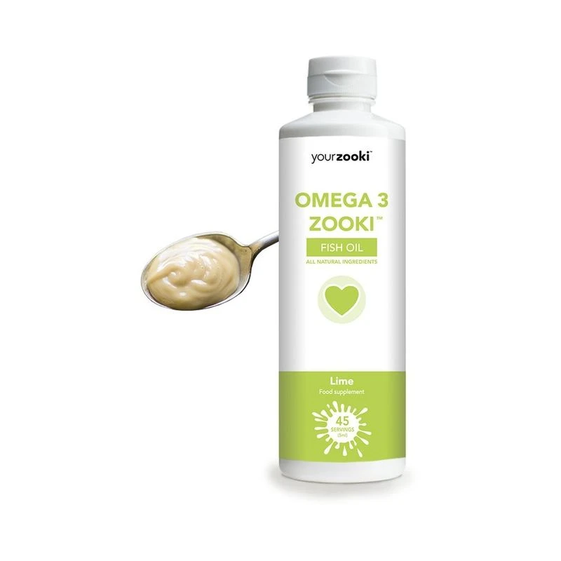 YourZooki Omega 3 Fish Oil (250ml Lime)