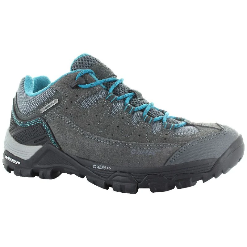 Hi Tec Womens Ox Belmont Low I Waterproof Shoes Charcoal Tile