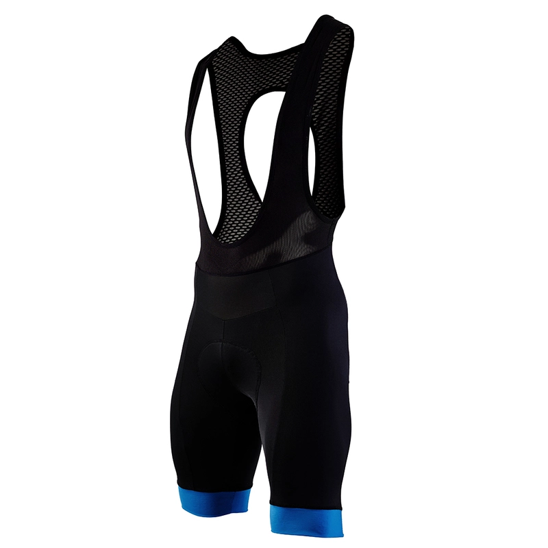 Rivelo Mens Honister Bib Shorts (Black/Teal) | Sportpursuit.com