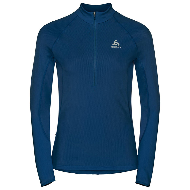Odlo Midlayer 1//2 Zip Zeroweight Warm Shirt Femme