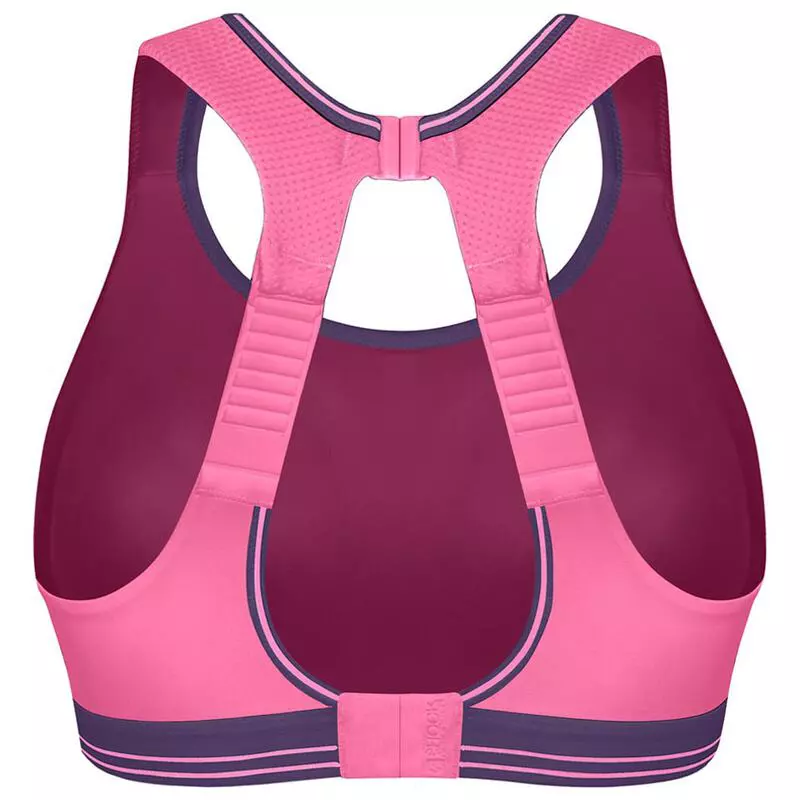 Shock Absorber Womens Ultimate Run Sports Bra (Pink/Purple) | Sportpur