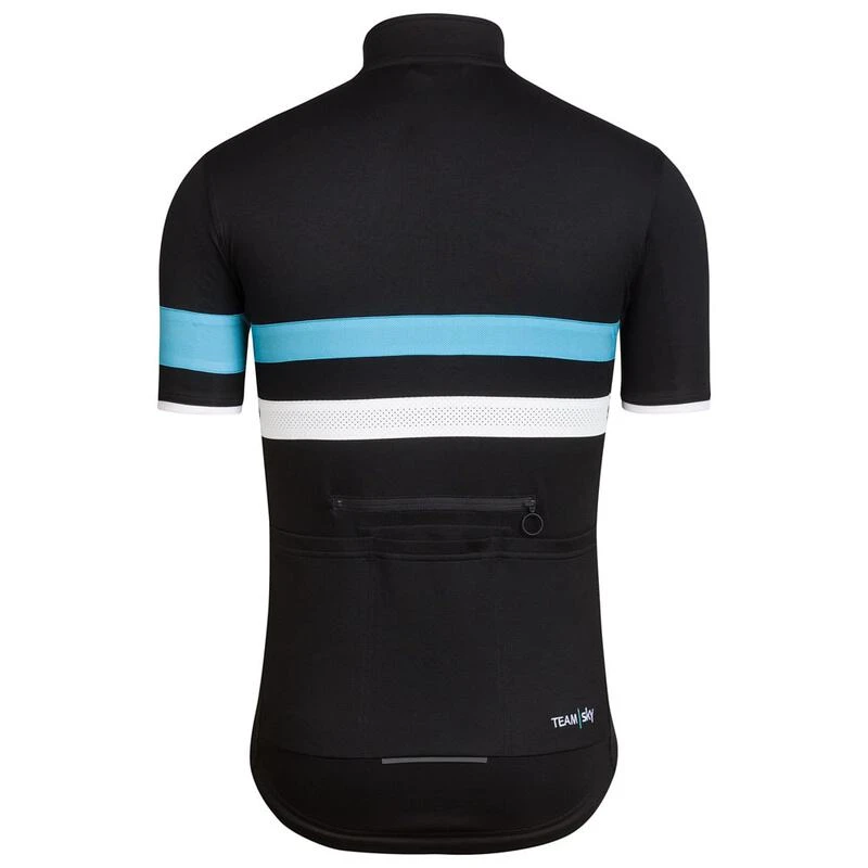 Rapha Mens Team Sky Brevet Jersey (Black) | Sportpursuit.com