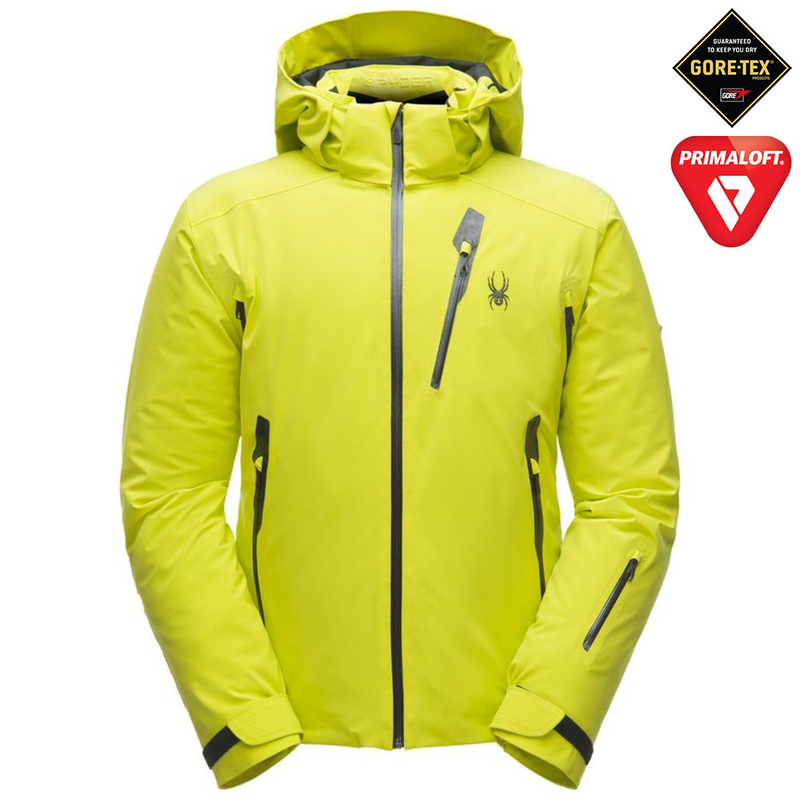 Spyder Mens Vanqysh Jacket (Acid/Black) | Sportpursuit.com