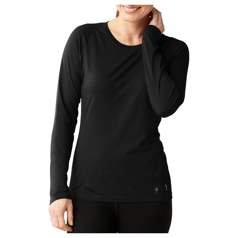 Smartwool Womens Merino 150 Long Sleeve Baselayer Top Black Sportp