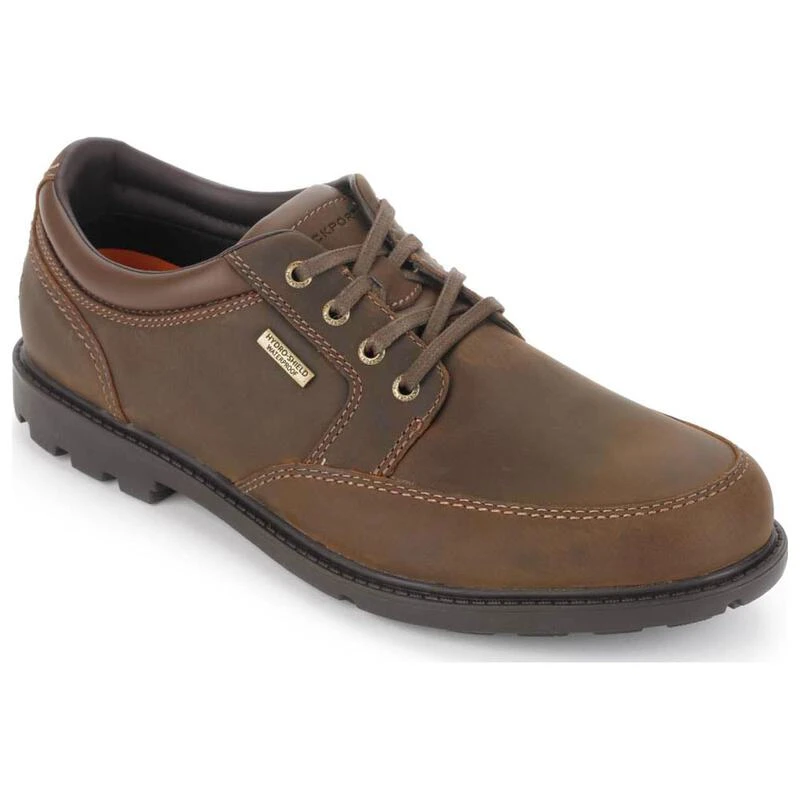 Rockport Mens Rugged Bucks Waterproof Mudguard Shoes Tan Sportpurs