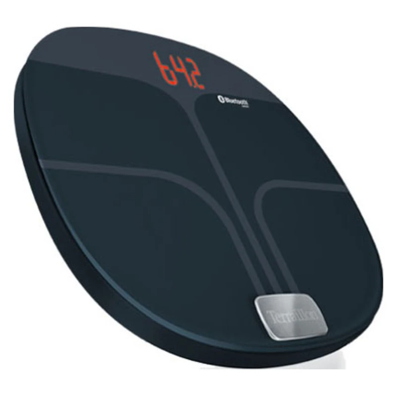 Terraillon  Coach Pop Connected Body Fat Analyser Scale (Black) S