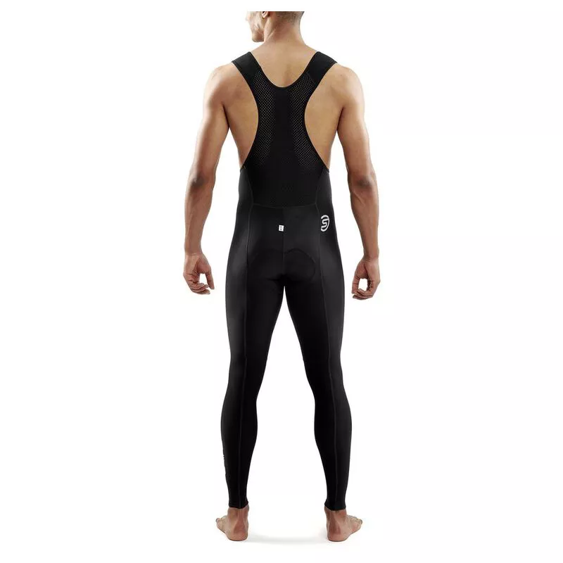 Skins Mens Cycle DNAmic Long Bib Tights Black Sportpursuit