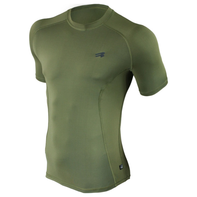 Rough Radical Mens Fury Army T-Shirt Green Size M
