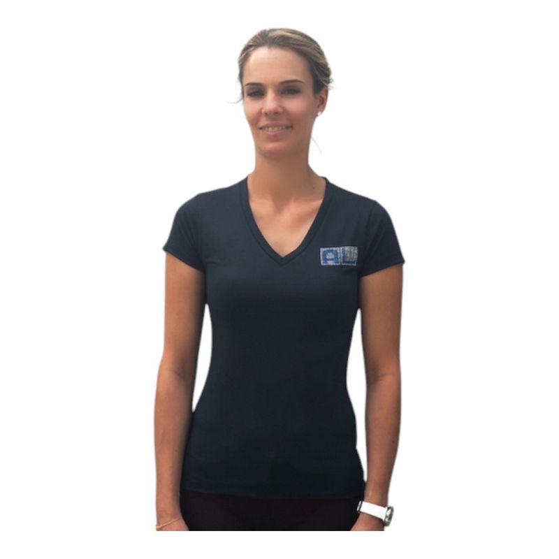 Polo da concorso Donna Embleme Strass