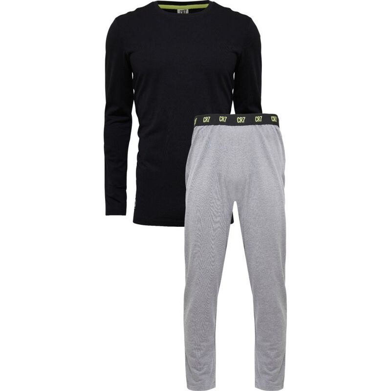 Mens Long Sleeve Pyjama Set Logo