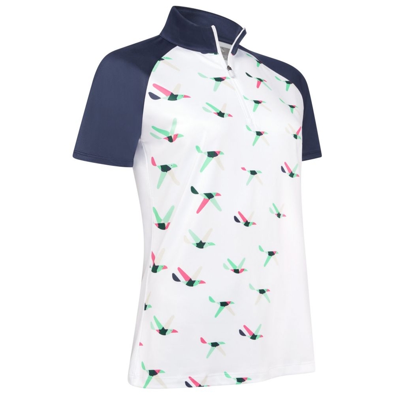 Polo maniche corte Donna Engineered Birdie Design