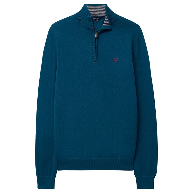 Maglione Uomo 1/2 Zip Neck Fine Cotton