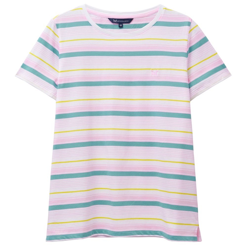 T-shirt maniche corte Donna Multistripe