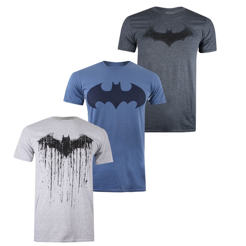 T-shirt maniche corte Uomo Batman Pack 2