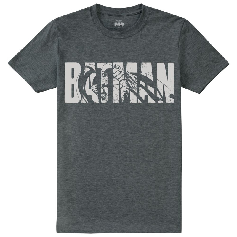 T-shirt maniche corte Uomo Batman Text