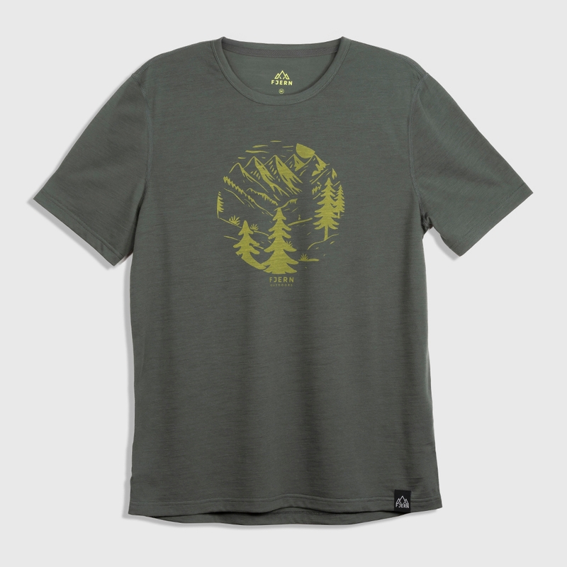 T-shirt Uomo Catch The Wild Merino Blend