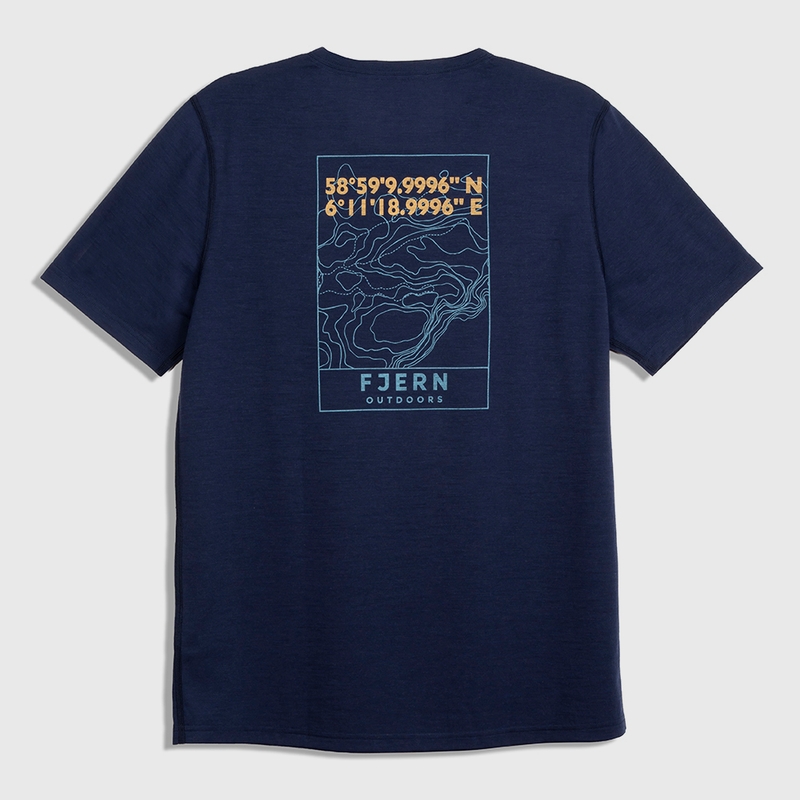 T-shirt Uomo Preikestolen Merino Blend
