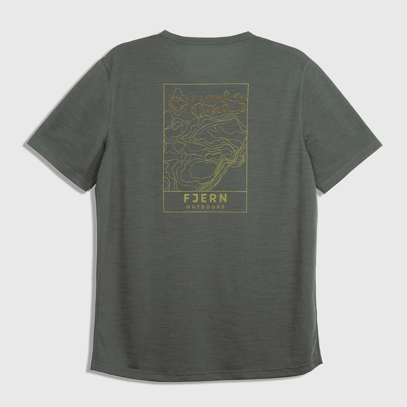 T-shirt Uomo Preikestolen Merino Blend