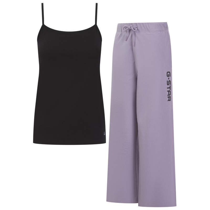 Pigiama Donna Ambrette Cami & Wide Leg Pant