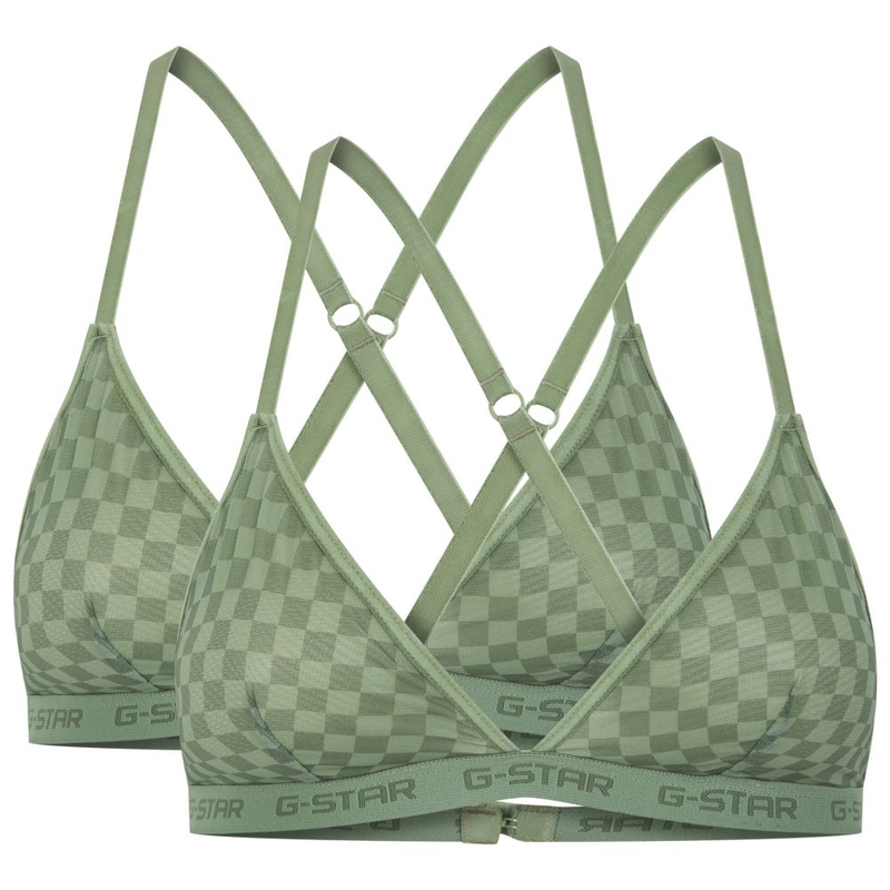 Reggiseno sportivo Donna Epidote 2-Pack Mesh Triangle Bralette
