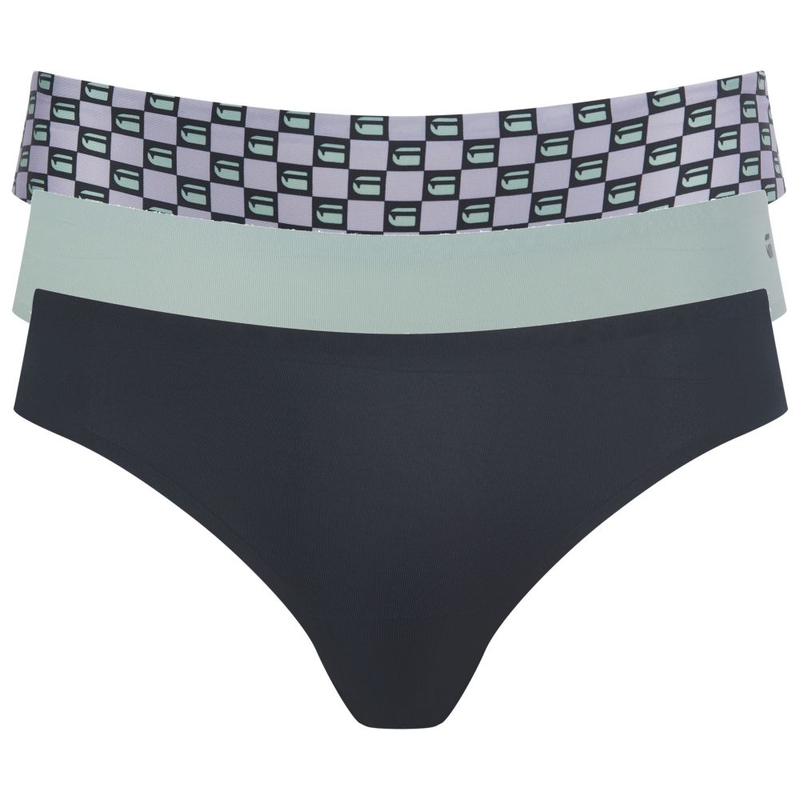Intimo Donna Ambrox 3-Pack No VPL AOP Hipster Brief