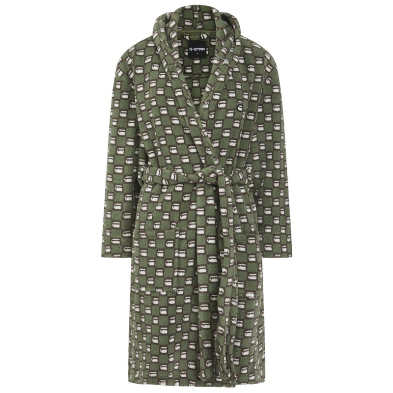 Vestaglia Donna Xenia Hooded All-Over Print
