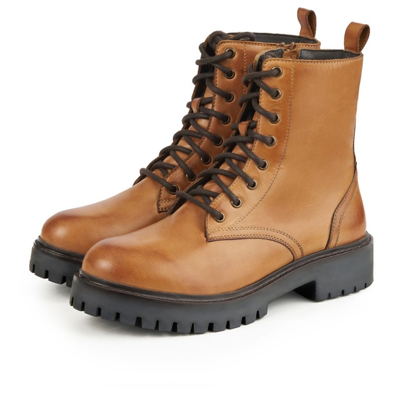 Stivali Donna Gabby Leather Lace Up