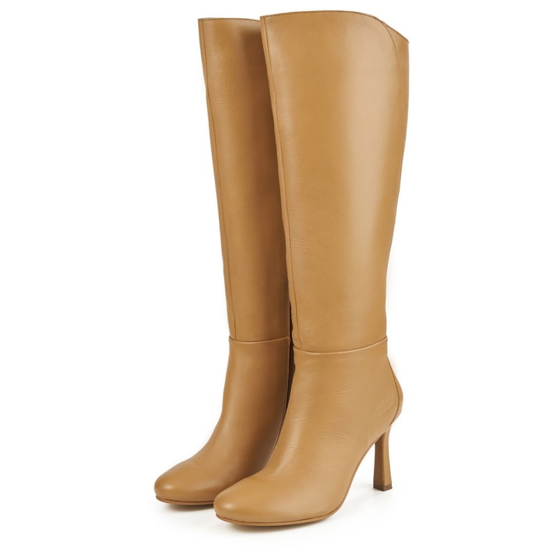 Stivali Donna Alba Leather Knee-High Heeled