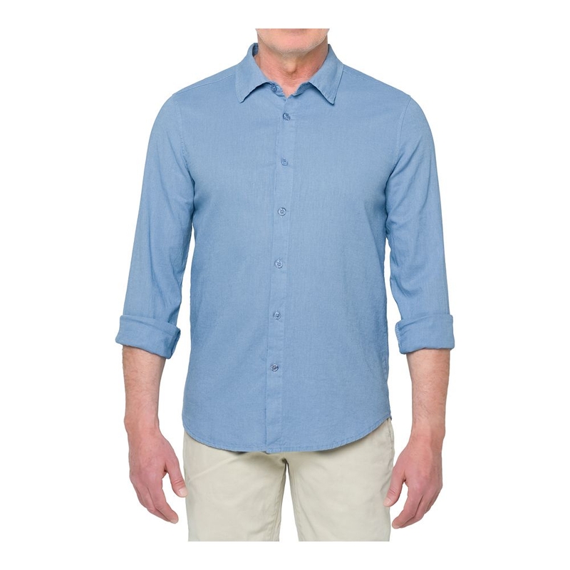 Camicia maniche lunghe Uomo Saunders