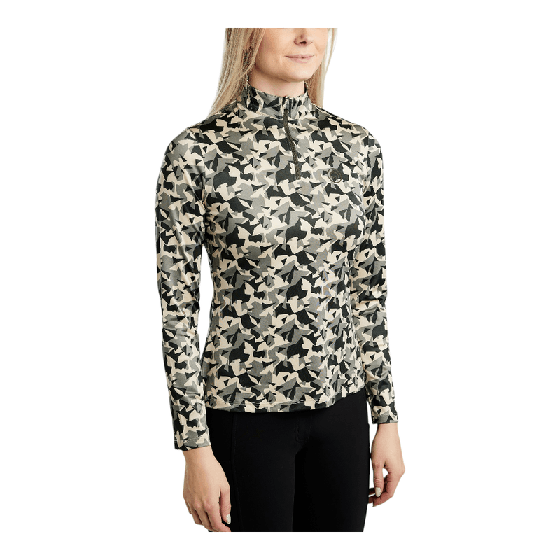 Polo maniche lunghe Donna Cami Allover