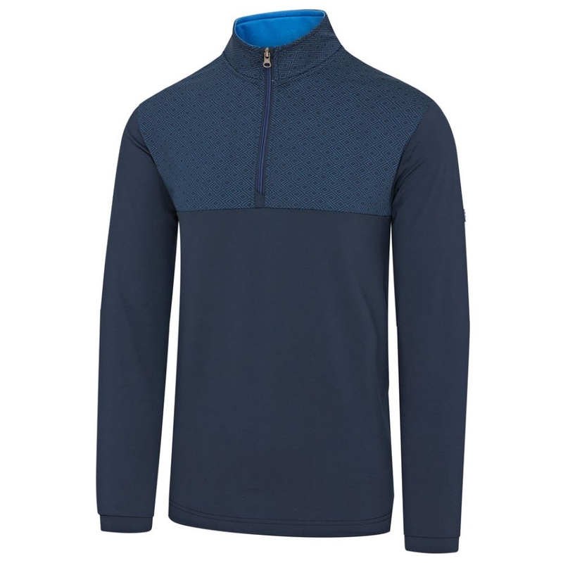 Maglione Uomo 1/4 Zip Contrast