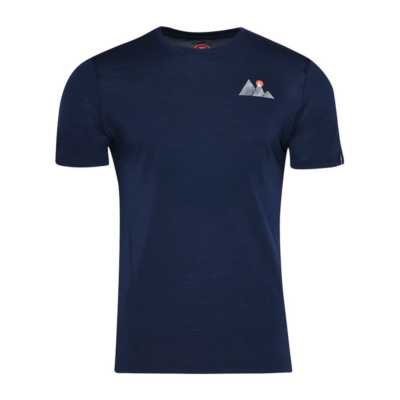 T-shirt maniche corte Uomo 150 Sunset Merino