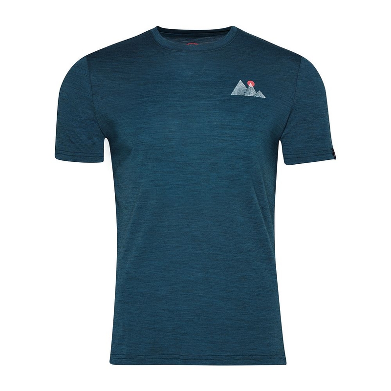 T-shirt maniche corte Uomo 150 Sunset Merino