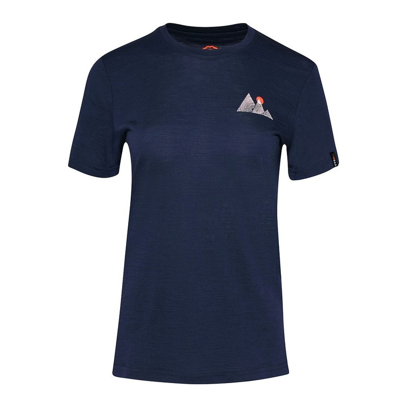 T-shirt maniche corte Donna 150 Sunset Merino