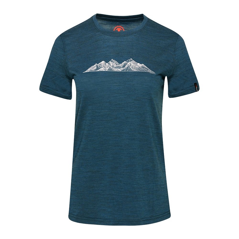 T-shirt maniche corte Donna 150 Peaks Merino