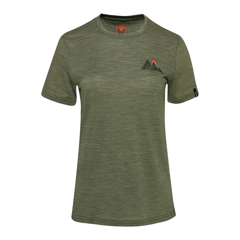 T-shirt maniche corte Donna 150 Sunset Merino
