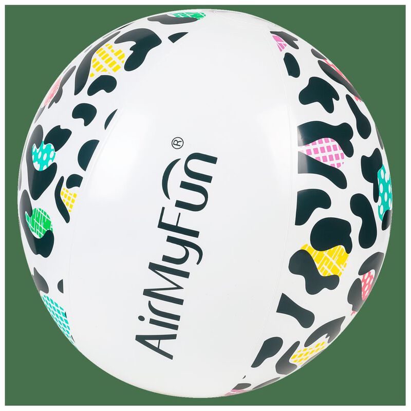 28cm Inflatable Ball Leopard Print
