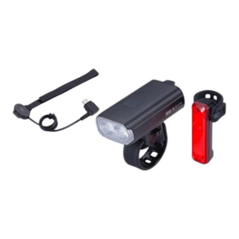 Set di fari per bici  Strikduo 1200 Combo + BLS-137 Signal + RE