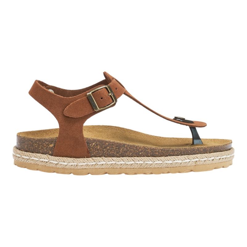 Sandali Donna Leon Suede Chestnuts