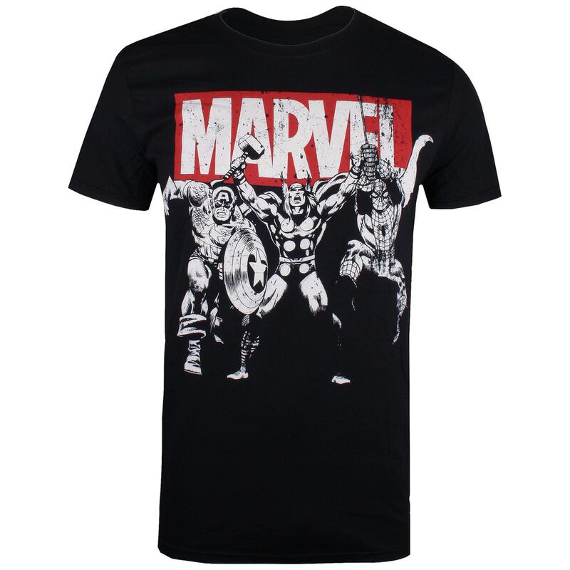 T-shirt maniche corte Uomo Trio Heroes