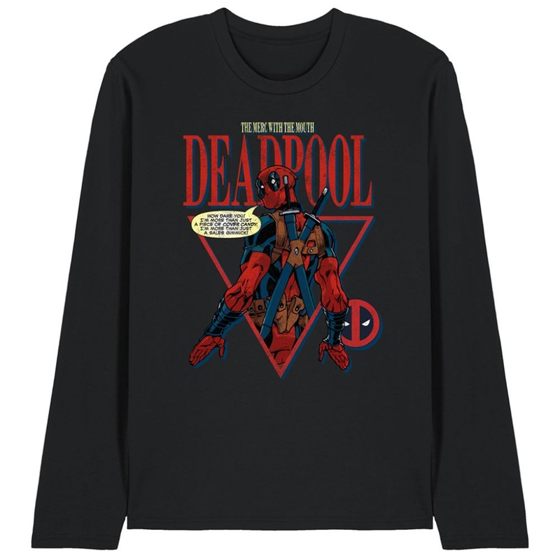 T-shirt maniche lunghe Uomo Deadpool Cover Candy