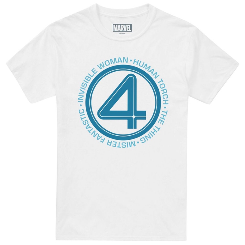 T-shirt maniche corte Uomo Fantastic Four Superhero Team