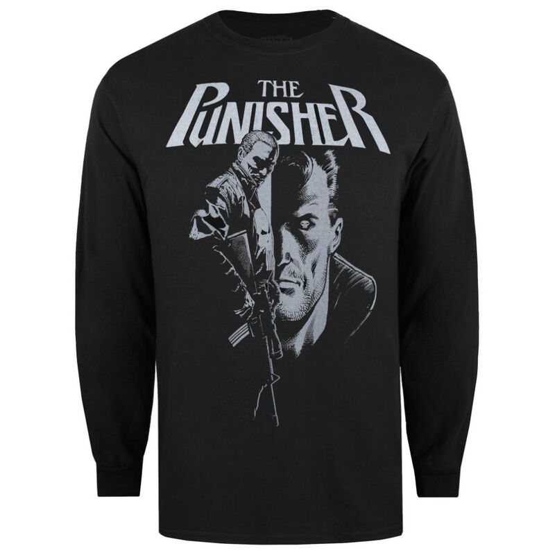 T-shirt maniche lunghe Uomo Punisher Rifle