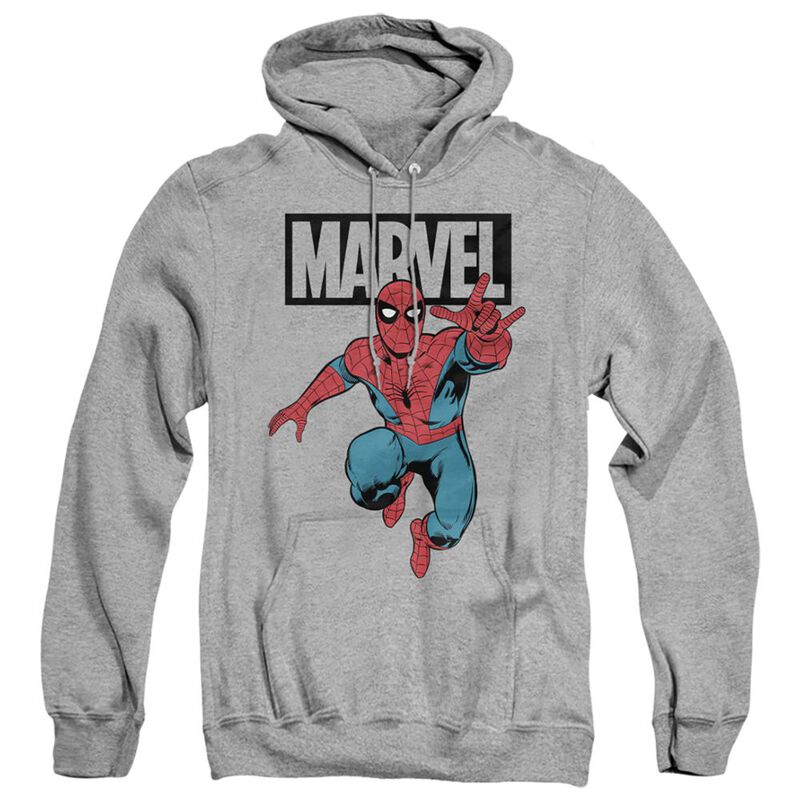 Felpa con cappuccio Uomo Spiderman Jump