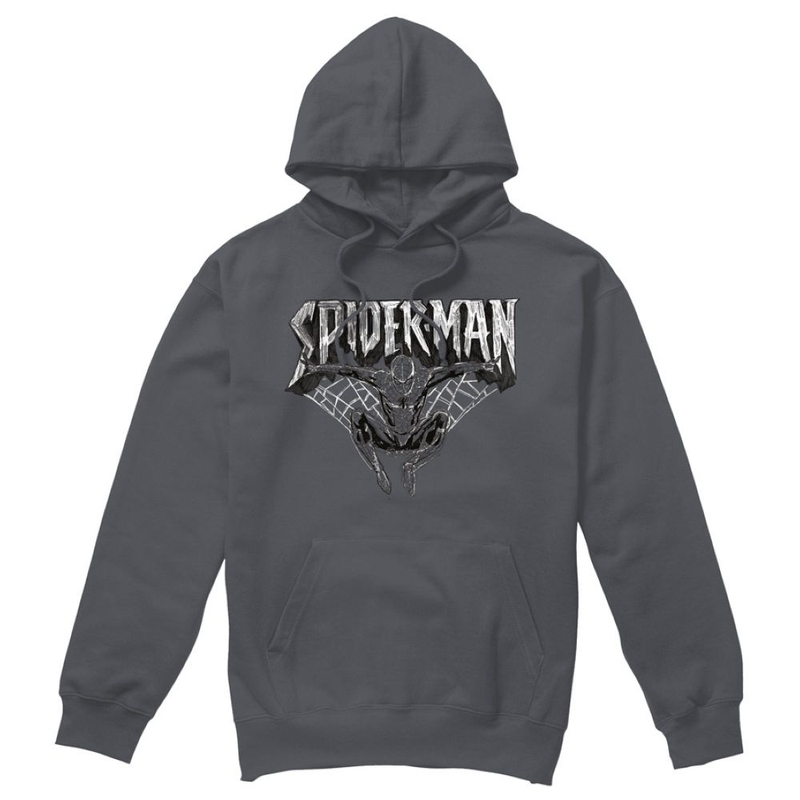 Felpa con cappuccio Uomo Spiderman Sketch