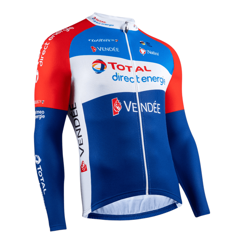 Maglia da ciclismo maniche lunghe Uomo Total Direct Energie