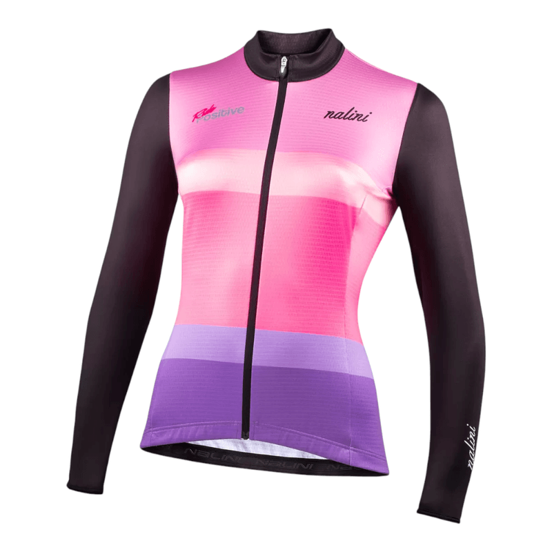 Maglia da ciclismo maniche lunghe Donna Stripes