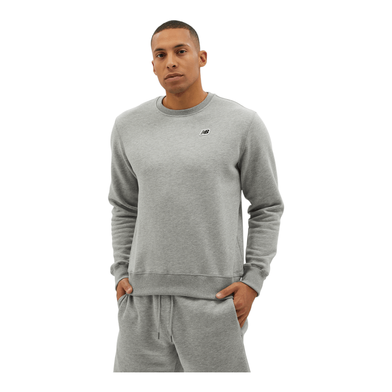 Felpa pile Uomo Small Logo Crew