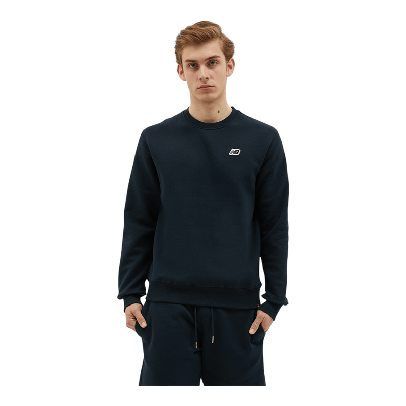 Felpa pile Uomo Small Logo Crew